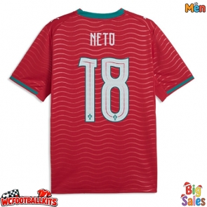 Portugal Pedro Neto #18 Replica Home Stadium Shirt World Cup 2026 Short Sleeve